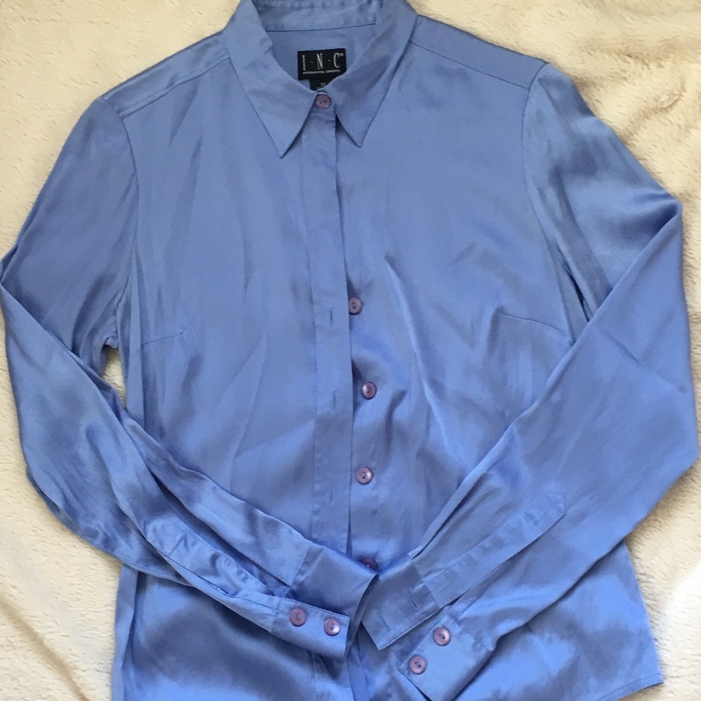 INC silk blouse